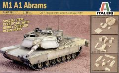 Italeri 1/35 M1A1 Abrams with resin parts # 6438 - Plastic Model Kit