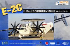 Kinetic 1/48 Grumman E-2C Hawkeye Upgraded kit w/ NP2000 Propeller # 48014A