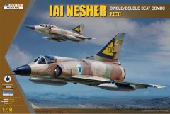 Kinetic Model Kits 1/48 IAI NESHER (2-IN-1, Single/Double seat combo) # 48056