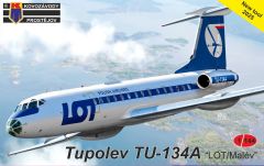 Kovozavody Prostejov 1/144 Tupolev Tu-134A-3 'Malev/LOT' New Tooling # 14411