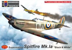 Kovozavody Prostejov 1/72 Supermarine Spitfire Mk.IA 'Black & White' # 72263