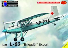 Kovozavody Prostejov 1/72 Let L-60 'Export Brigadyr' (In-Line Engine) New Mould # 72383