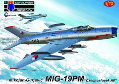 Kovozavody Prostejov 1/72 Mikoyan MiG-19PM 'Czechoslovak AF' New Mould # 72390