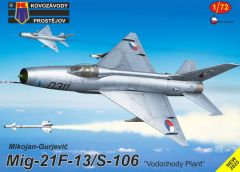Kovozavody Prostejov 1/72 Mikoyan MiG-21F-13/S-106 'Aero Vodochody Plant' (CzAF) New Tooling # 72502