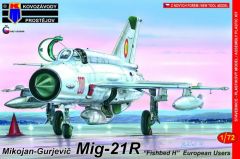 Kovozavody Prostejov 1/72 Mikoyan MiG-21R Fished H "Recce" # 7286