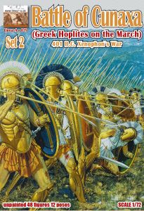 Linear-A 1/72 Battle of Cunaxa (Greek Hoplites on the march) 401 B.C. Xenophons War # LA019