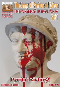 Linear-A 1/72 The Army of Pyrrhus of Epirus Infantry Phalanx Set 1 # 028