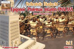 Linear-A 1/72 Hellenistic Diadochi / Epigonoi - Ptolemaic Infantry Phalanx Egypt Set 2 "Battle Of Raphia 217 BC" # 050