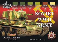LifeColor Soviet WWII Army (22ml x 6) # LC-CS23