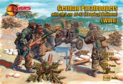 Mars 1/32 German Paratroopers with 10,5cm tropical uniform (WWII) # 32038