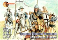 Mars 1/72 Teutonic Mounted Sergeants. 1st half of the XV century # 72053 - Plastic Model Figures