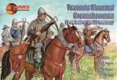 Mars 1/72 Teutonic Mounted Croossbowmen 1-st half of the XV century # 72054 - Plastic Model Figures