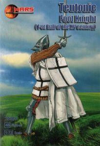 Mars 1/72 Foot Knight I half of the XV century # 72057 - Plastic Model Figures
