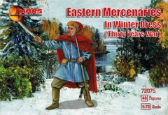 Mars 1/72 Eastern mercenaries in winter dress TYW # 72075 - Plastic Model Figures