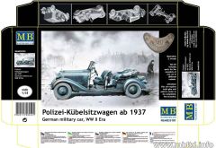 Masterbox 1/35 German Car Typ 170 V Kubelwagen 1936 # 35101 - Plastic Model Kit