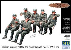 Master Box 1/35 German Infantry 'Off to the Front' Vehicle Riders # 35137