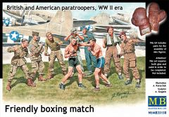 Masterbox 1/35 British and American Paratroopers 'Friendly Boxing Match' # 35150