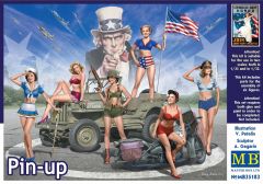 Masterbox 1/35 "Pin-Up" # 35183 - Plastic Model Figures