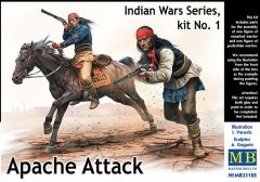 Masterbox 1/35 Indian Wars Series, Apache Attack # 35188