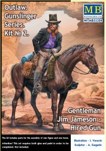 Masterbox 1/35 Gunslinger 2 Gentleman Jim Jameson # 35204