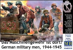 Masterbox 1/35 German 44-45 Das Maschinegewehr isr dort! # 35218