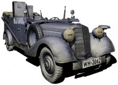 Masterbox 1/35 Mercedes-Benz VK-170 command 3 in 1 # 3531 - Plastic Model Kit