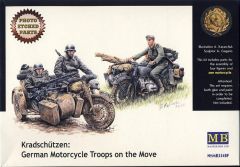 Master Box 1/35 Kradschutzen: German Motorcycle Troops on the Move # 3548