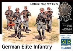 Masterbox 1/35 German Elite Infantry Eastern Front WW II # 3583 - Plastic Model Figures