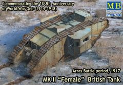 Masterbox 1/72 Mk II 'Female' British Tank, Arras Battle Period 1917 # 72006