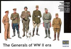 Master Box 1/35 The Generals of WWII # 35108 - Plastic Model Figures