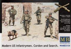Master Box 1/35 Modern U.S. Infantrymen 'Cordon and Search' # 35154