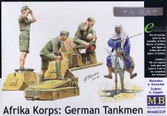 Master Box 1/35 German (WWII) Tank crew DAK/Afrika Korps # 3559