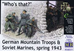 Master Box 1/35 'Whos that?' German (WWII) Mountain Troops and Soviet Marines, spring 1943 # 3571