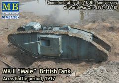 Masterbox 1/72 Mk II Male British Tank Arras Battle Period 1917 # 72005