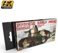 AK Interactive Japanese Early Vehicles Camouflage Colors # MC809