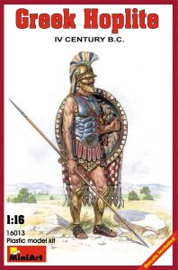 Miniart 1/16 - Greek Hoplite IV century B.C # 16013 - Plastic Model Figure