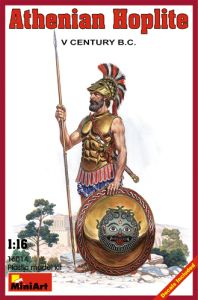Miniart 1/16 - Athenian Hoplite V century B.C. # 16014 - Plastic Model Figure