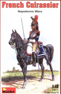 Miniart 1/16 - French Cuirassier Napoleonic Wars # 16015 # Plastic Model Figure