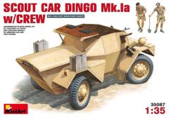 MiniArt 1/35 Scout Car Dingo Mk.1a with crew # 35087 - Plastic Model Kit