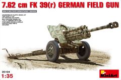 Miniart 1/35 7.62 cm F.K. 39 German Field Gun # 35104 - Plastic Model Kit