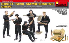 MiniArt 1/35 Soviet Tank Ammo-Loading Crew Set Spec # 35131 - Plastic Model Kit