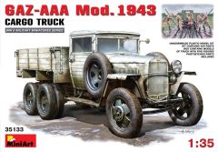 MiniArt 1/35 GAZ-AAA Mod. 1943 Cargo Truck # 35133 - Plastic Model Kit