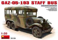 Miniart 1/35 GAZ-05-193 Staff Bus # 35156 - Plastic Model Kit