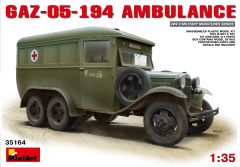 Miniart 1/35 - GAZ-05 194 Ambulance # 35164 - Plastic Model Kit