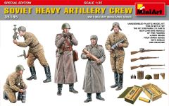 MiniArt 1/35 SOVIET HEAVY ARTILLERY CREW # 35185 - Plastic Model Figures