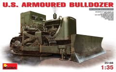 Miniart 1/35 US Armoured Bulldozer # 35188 - Plastic Model Kit