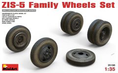 Miniart 1/35 ZIS-5 Family Wheels Set # 35196