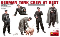 Miniart 1/35 German Tank Crew At Rest # 35198