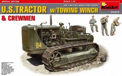 Miniart 1/35 U.S.Tractor w/Towing Winch & Crewmen (Spec Ed) # 35225