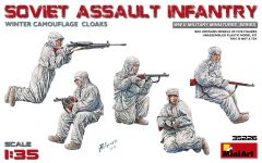 Miniart 1/35 Soviet Assault Infantry (Winter Cloaks) # 35226